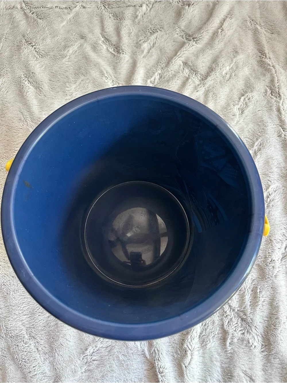 DC Batman Plastic Storage Pail in Blue and Yellow